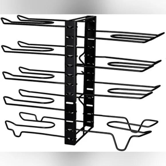 Pot Rack Kitchen Organizer For Pots Lids and Pans Kitchen Tools